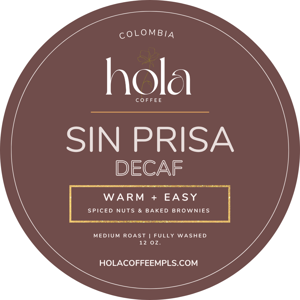 SIN PRISA | DECAF 12 OZ